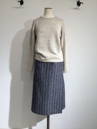 MHL. MARGARET HOWELLマーガレットハウエル 2016SS ROUGH COTTON LINEN SHIRTINGコットンリネンチェックシャツ【LSHA60031】 マーガレット・ハウエル MARGARET HOWELL COTTON LINEN CHECK SHIRT